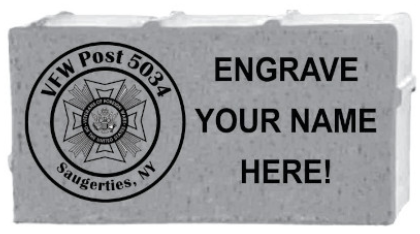 Example of an engraved brick