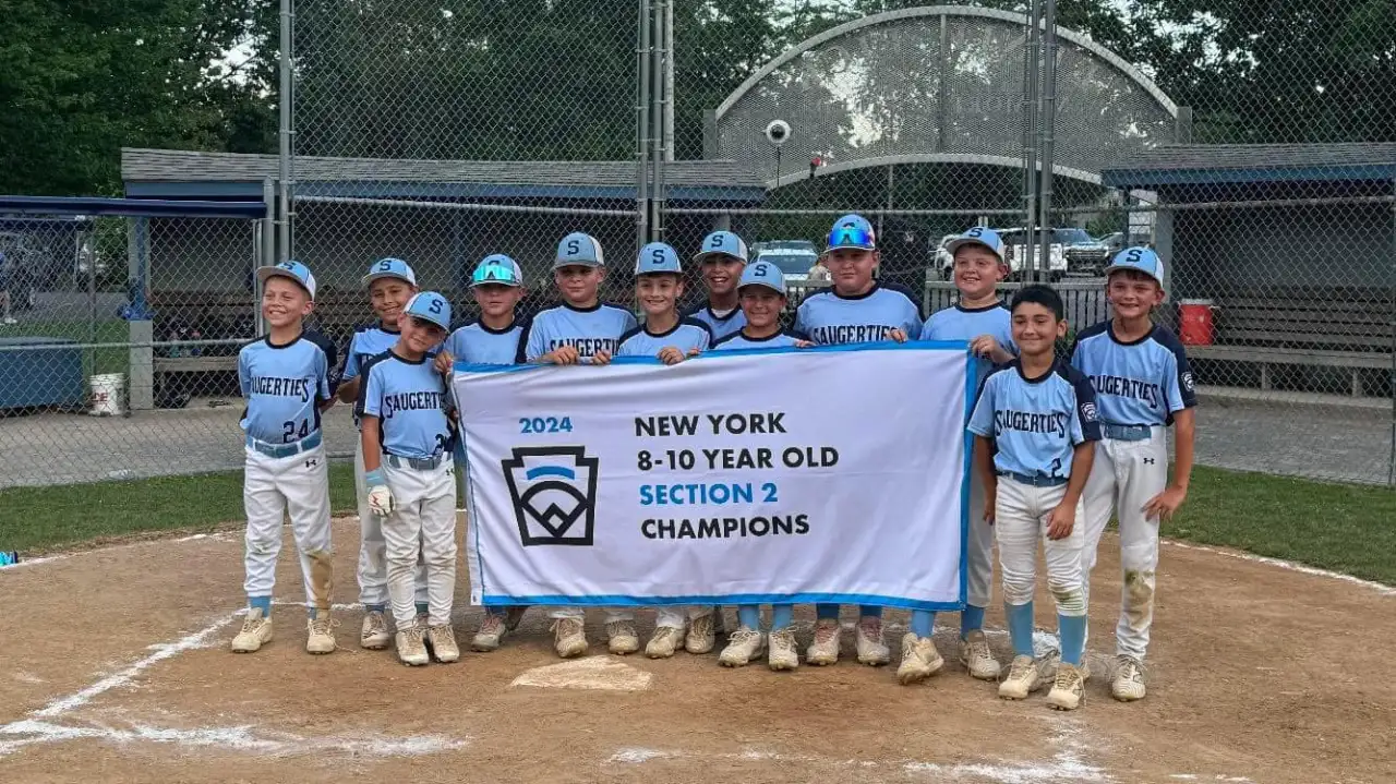 Saugerties 2024 10-and-under Little League team (4th place tournament finishers)