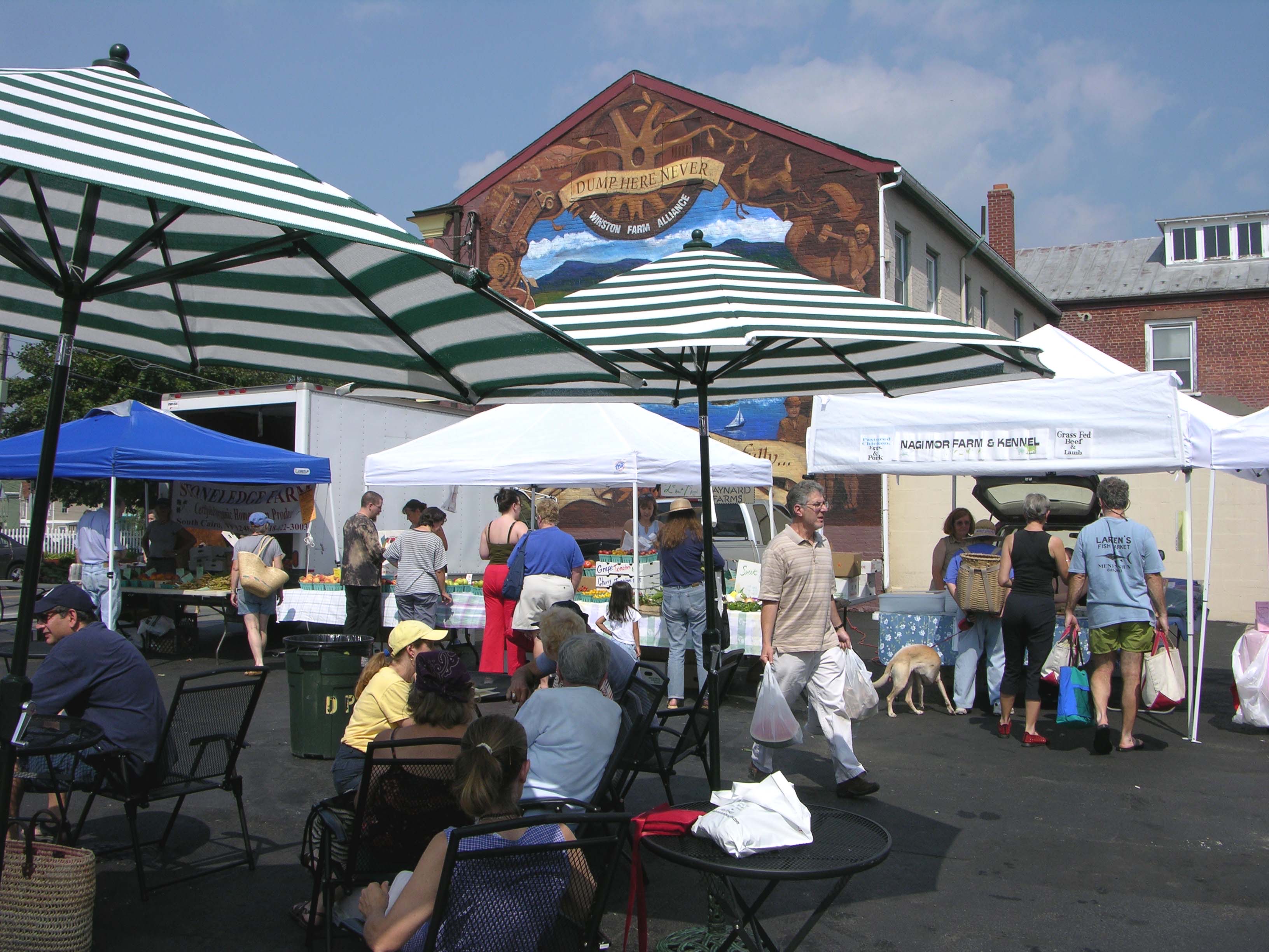 Saugerties Farmers Market First Location - Reis Parking Lot