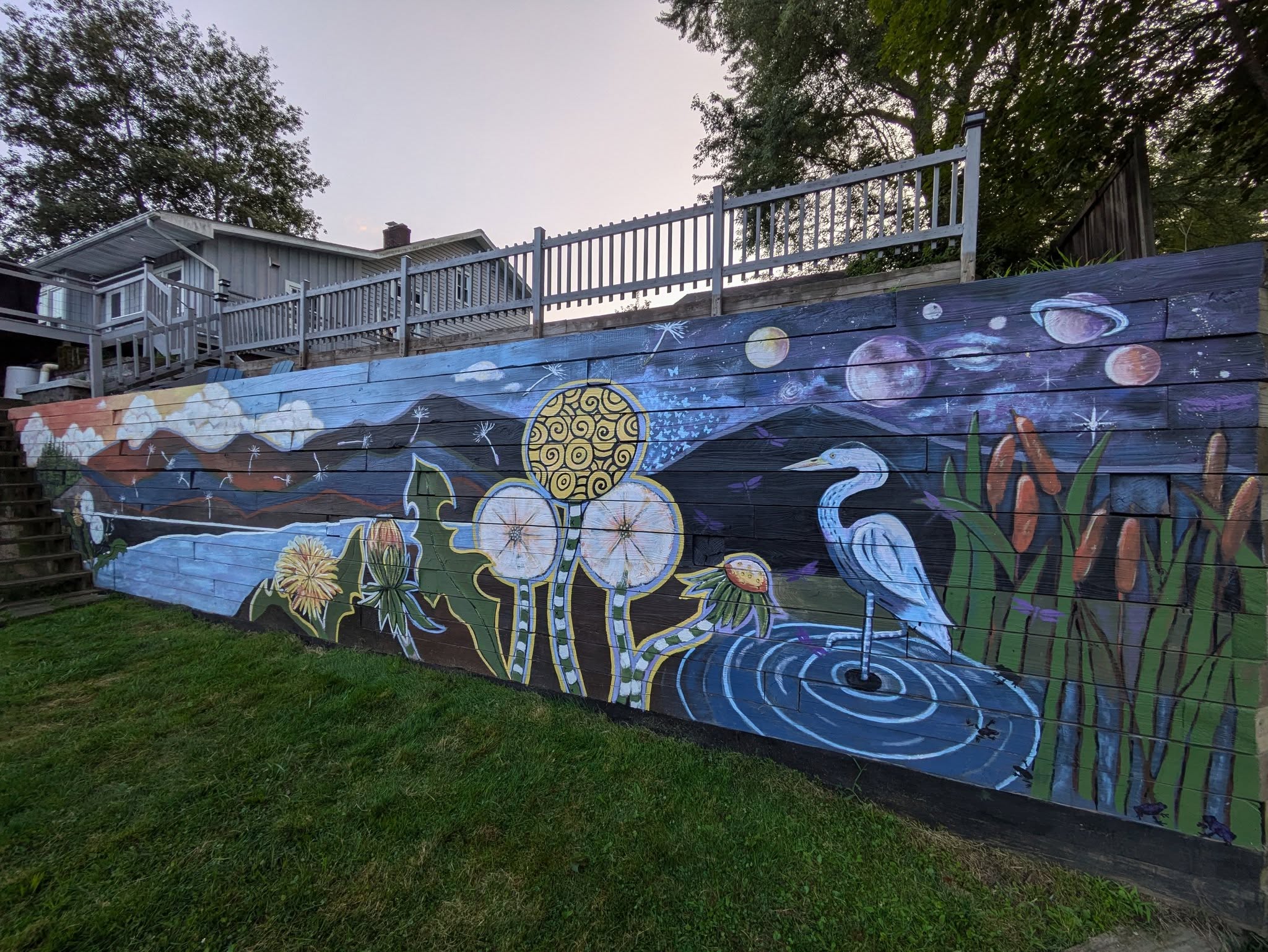 Mural Along Esopus Creek