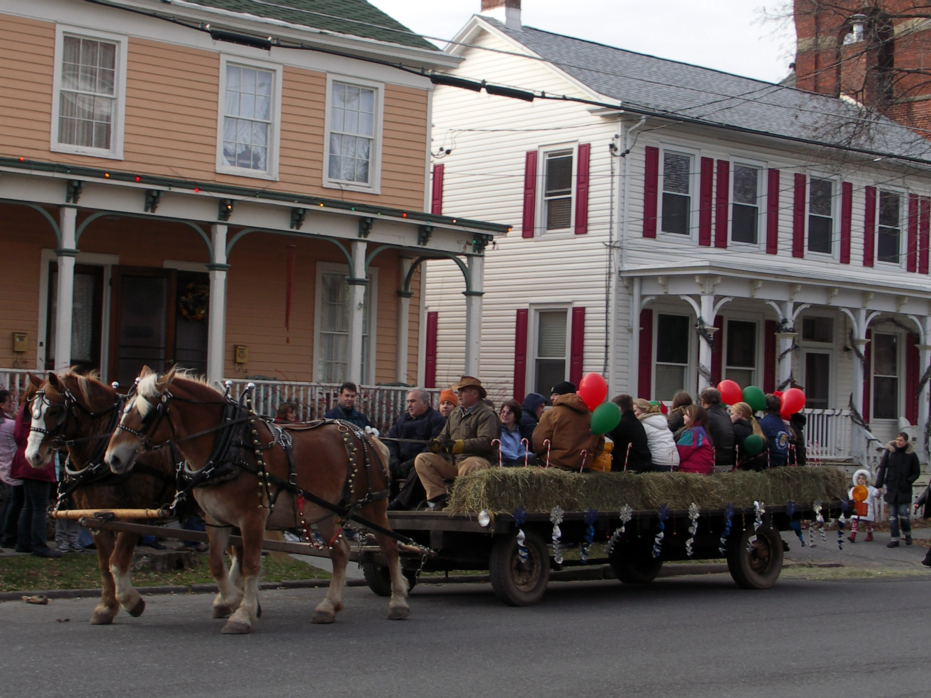 Free Hay Rides - Holiday in the Village