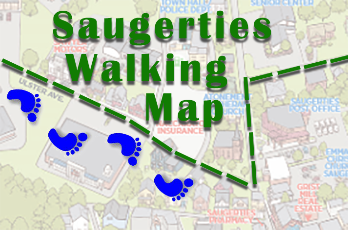 Saugerties Walking Map
