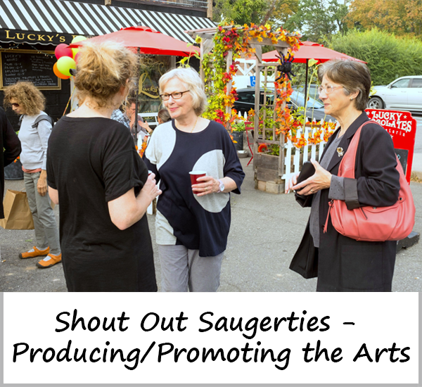 Button for "Shout Out Saugerties" website