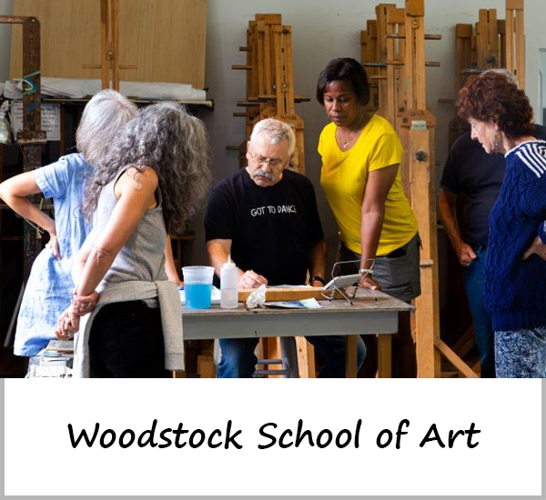 Button for Woodstock School of Art's website