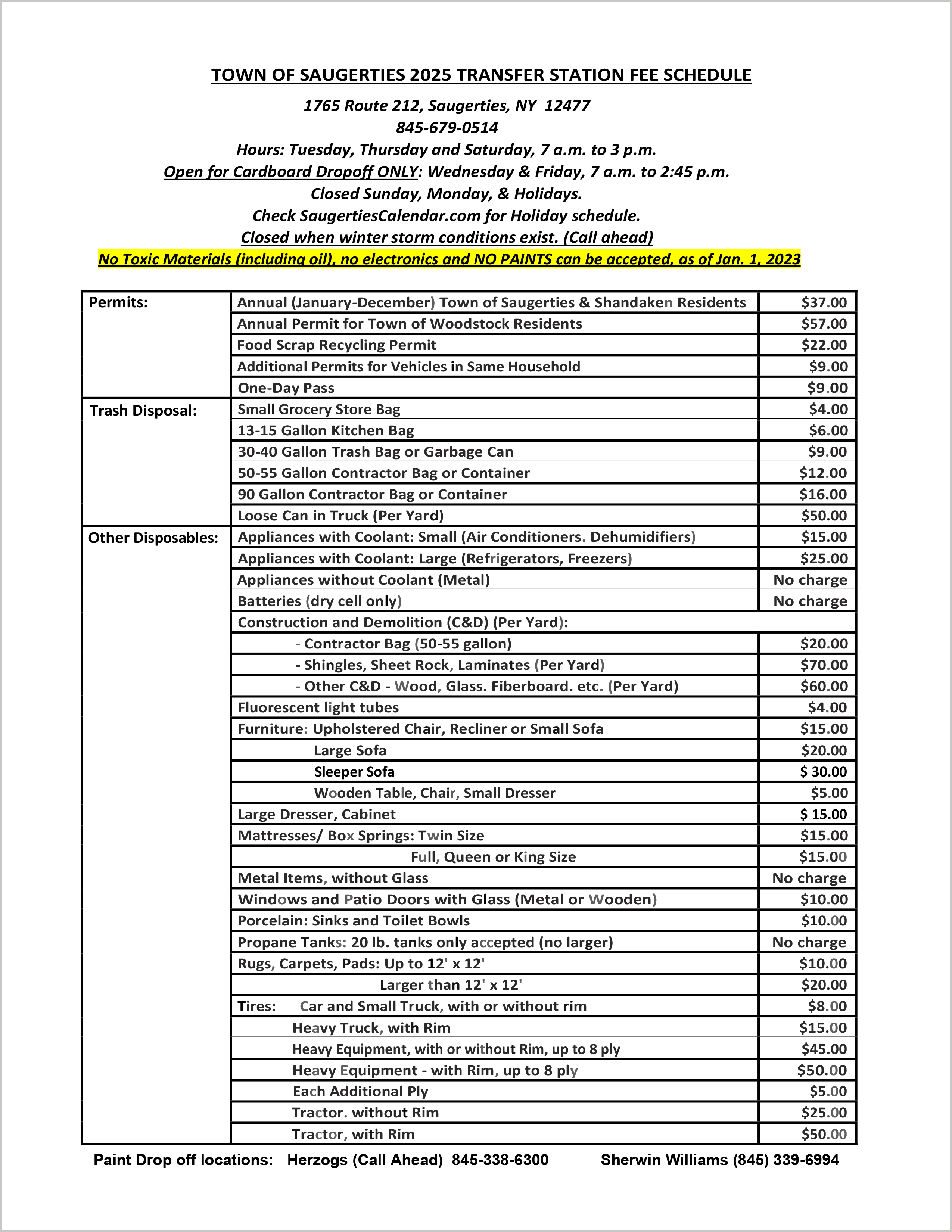 2025 Transfer Station Fee Schedule.webp